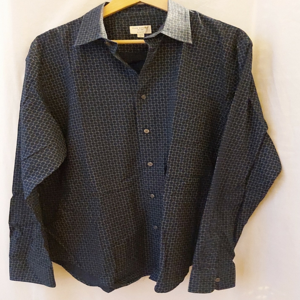 Club  Monaco Men's Skim Fit Shirt Size Xl